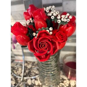 LEGO Icons Bouquet of Roses 10328 Botanical Collection Red Flower Set Pre-Built